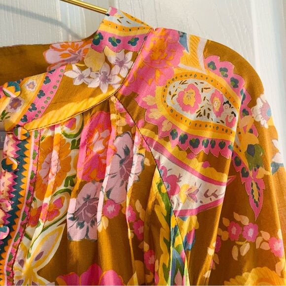 ANTONIO MELANI Brynn Cotton Voile Long Sleeve Dress - Picture 9 of 12